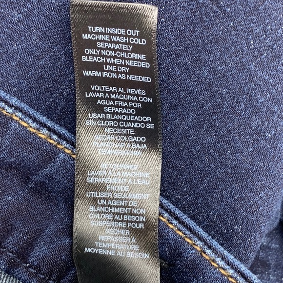 Chico's Dark Wash Denim Girlfriend Ankle Jeans Comfort Stretch Classic Size 0/Sm - Picture 10 of 10